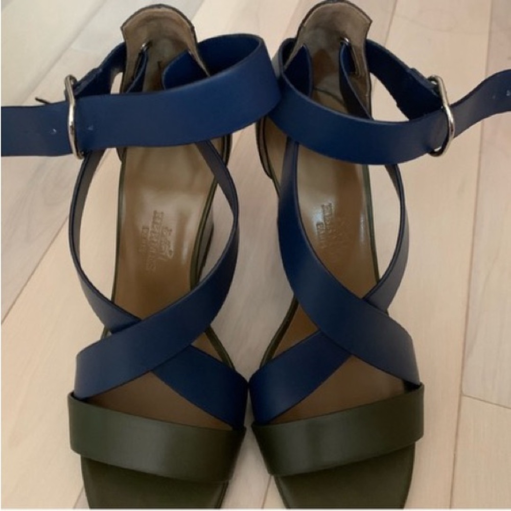 Hermes leather wedges - Picture 3 of 6